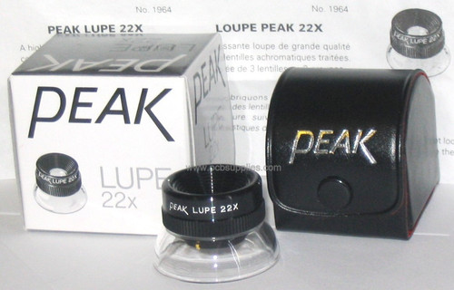 5x Pocket Magnifying Glass Original PEAK Scale Loupe 30x Portable
