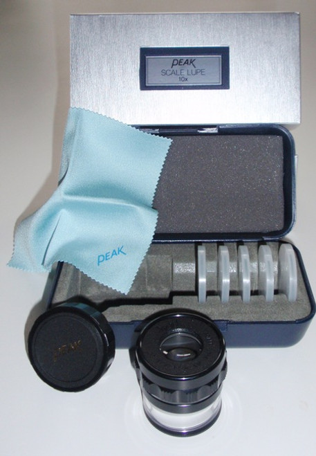 Optical Comparator,  Peak 10X Loupe , 5 Scale Kit,  2004 , 2004-10X