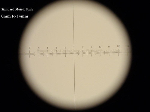 Optical Comparator Reticles , Scale for Peak 2016 , Reticle-2016-S ,
Standard Scale