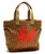 Canvas Tote Bag with Zebra design