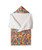 Baby Hooded Towel lined with Terry in Mosaic