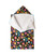 Baby Hooded Towel lined with Terry in Sweet Skulls