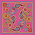 Silk Twill Scarf in Kashmir Pink