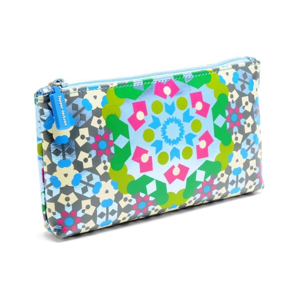 Cosmetic Purse in Kaleidoscope Blue design