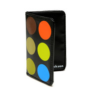 Card & I.D Holder in MultiDot Black 
