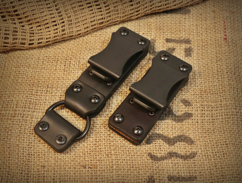 Weewooday 10 Pieces Clips for Holster Leather Belt Clip Holster Clips Metal  Belt Clips Single Hole Spring Buckle Hook Sheath Knife Sheath Clip Hooks