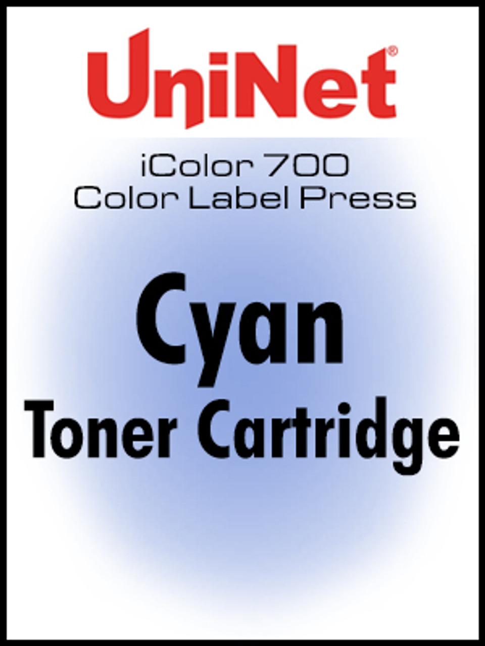 iColor 700 Digital Press Cyan toner cartridge