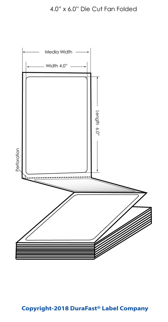 Epson TM-C3500 4" x 6" RFID High Gloss Tag 1000/Carton (819015)
