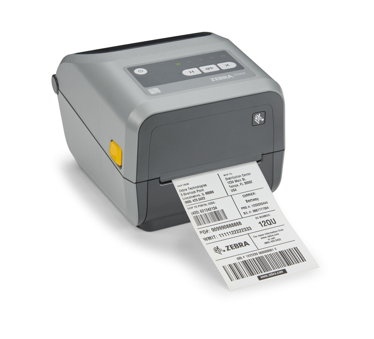 Zebra ZD421c ZD4A043-C01M00EZ Desktop Thermal Transfer Barcode Label  Printer 4