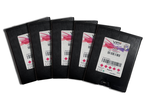 VIPColor VP550/VP650 Magenta Memjet Ink Cartridge - 5 Pack / 200 ml