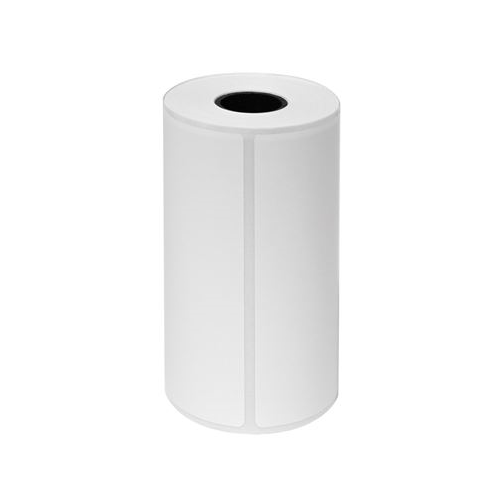 Brother RD004U1S | 4" x 2 White Die Cut Paper Direct Thermal Labels 1445/Roll 8 Rolls/Case 1' Core