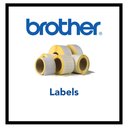 Brother 3" x 100ft White Continuous Tear-Resistant Tag Thermal Transfer Label Tape 1' Core BMSLT302TAG