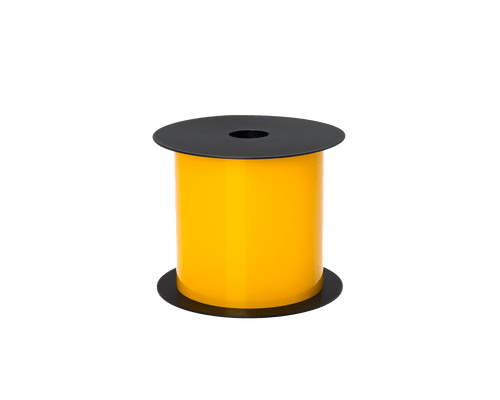 Brother BMSLT401SGRF | 4" x 75ft Yellow Continuous High Performance Reflective Vinyl Thermal Transfer Label Tape 1' Core