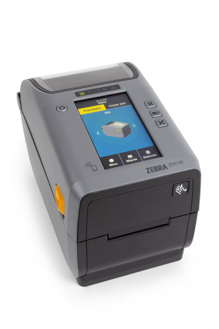 Zebra ZD611R 2" Wide 203 dpi, 8 ips Thermal Transfer Label Printer RFID/USB/LAN/BT4/WiFi | ZD6A122-T01BR1GA