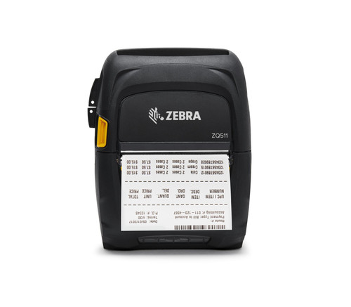 Zebra ZQ511 3" Wide 203 dpi, 4 ips Direct Thermal Label Printer BT4/WiFi/Std Battery | ZQ51-BUW0000-00