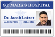 Medical ID Name Badge