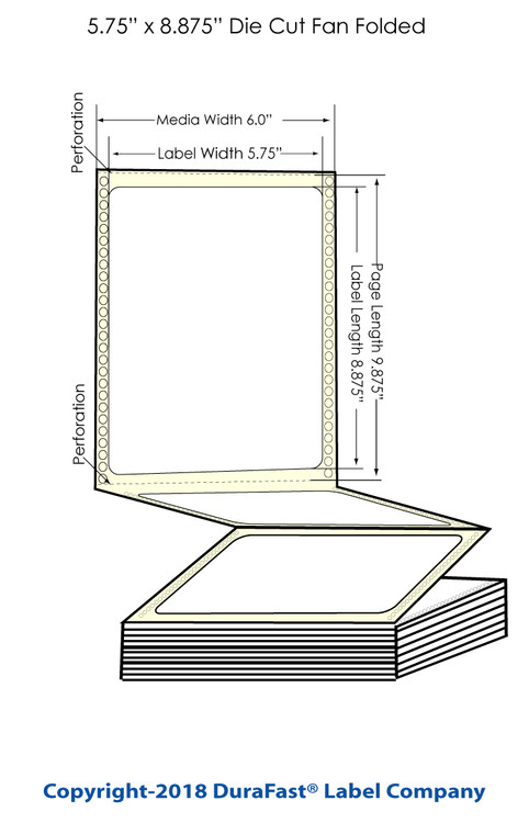 Epson GP-C831 5.75x8.875 Chemical Labels 600/Carton-Optimedialabs