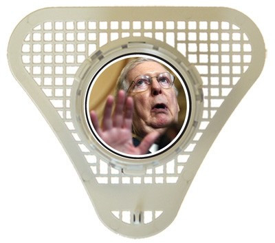 Mitch McConnell Urinal Cake