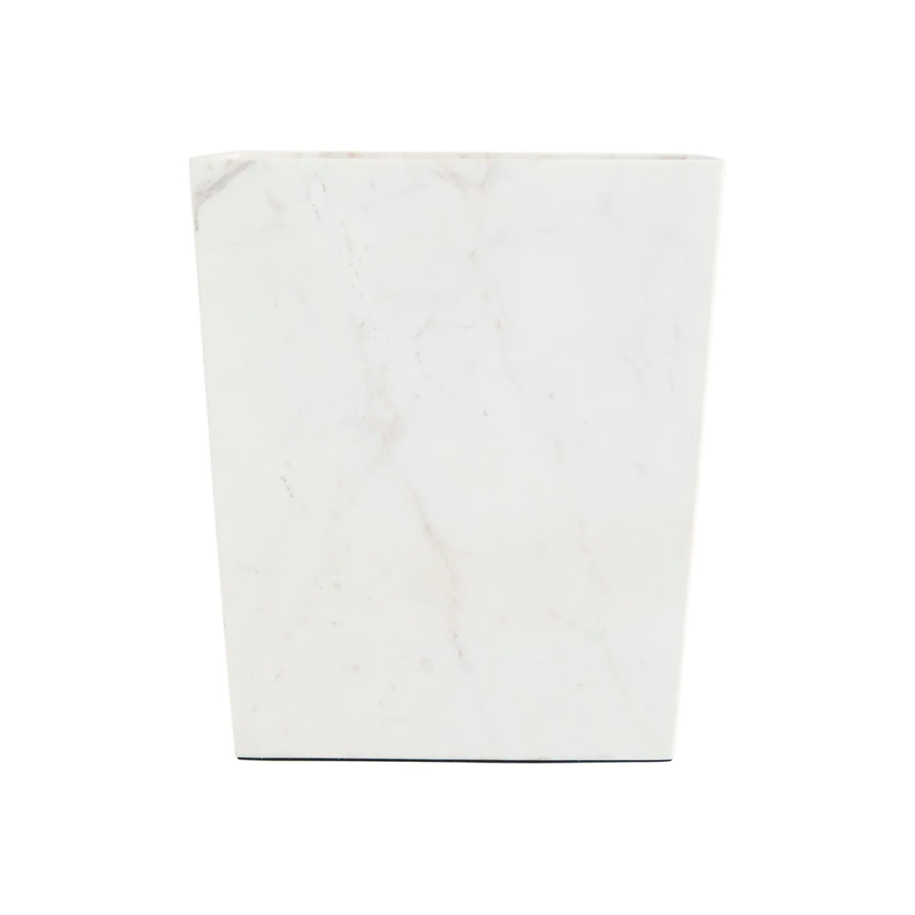 Marble Waste Bin White Coco Republic