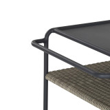 Malmo Outdoor Bar Trolley - Charcoal