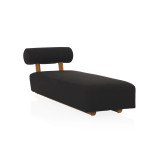 Navagio Outdoor Sunlounge - Natural/Black
