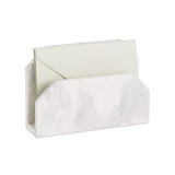 Marble Envelope Holder - White
