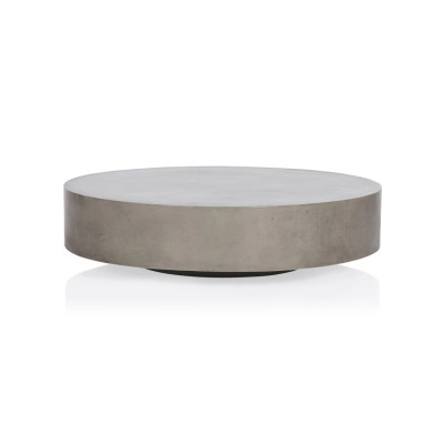 Monaco Round Concrete Coffee Table - 851532048|Grey|Main Image|1