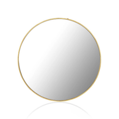 Charlotte Round Mirror - 851532033|Gold|Front Image|2
