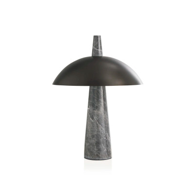 Orana Table Lamp - 851531907|Grey Marble|Front Image|2