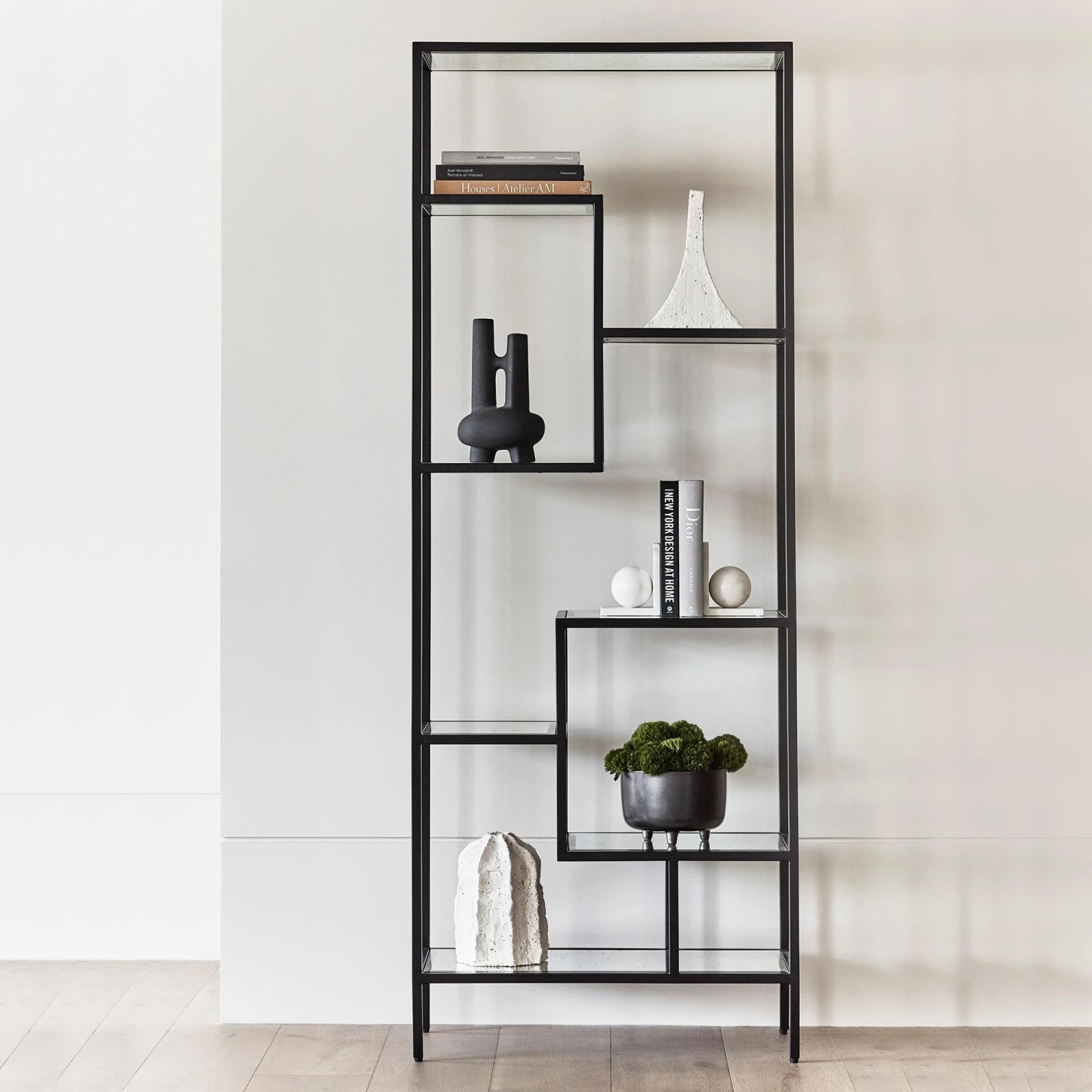 Arden Mirrored Shelving Unit