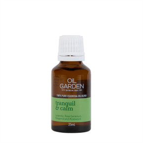 Oil Garden Tranquil & Calm Essential Oil Blend 25mL 6620007 Oil Garden Tranquil & Calm Essential Oil Blend 25mL 6620007