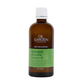 Oil Garden Tranquil & Calm Massage & Body Oil Blend 100mL 6660002 Oil Garden Tranquil & Calm Massage & Body Oil Blend 100mL 6660002