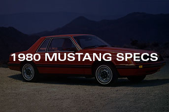 1980 Mustang Specs & Details