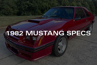 1982 Mustang Specs & Details