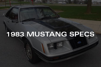 1983 Mustang Specs & Details