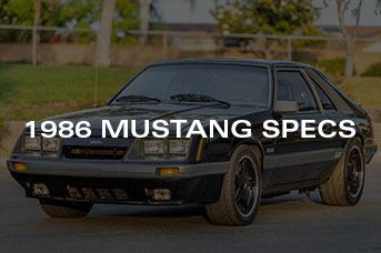 1986 Mustang Specs & Details