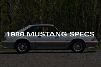 1988 Mustang Specs & Details