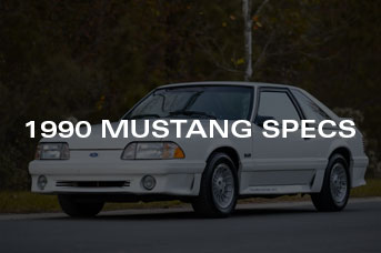 1990 Mustang Specs & Details