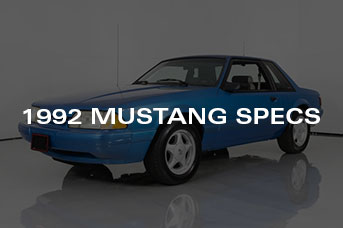 1992 Mustang Specs & Details