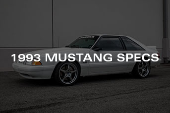 1993 Mustang Specs & Details