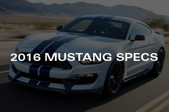 2016 Mustang Specs & Details