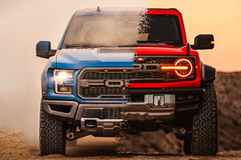 Raptor Battle: F-150 vs. Bronco