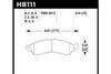 Hawk Mustang Bullitt/Mach 1/Cobra HP Plus Front Brake Pads (1994-2004)