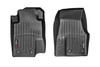 WeatherTech Mustang Black Front Floor Liners - Dual Driver and Passenger Side Hooks (2005-2014) 