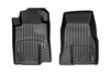 WeatherTech Mustang Black Front Floor Liners - Dual Driver Side Hooks (2009-2012) 