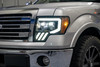 AlphaRex F-150 NOVA-Series LED Projector Headlights - Black (2009-2014)