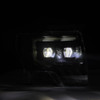 AlphaRex F-150 MKII LUXX-Series LED Projector Headlights - Black (2009-2014)