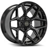 4PLAY Wheels Bronco/F-150/Ranger/Raptor 4P06 Brushed Black Wheel - 20x10 (2004-2022)