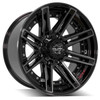 4PLAY Wheels F-250/F-350 4P08 Brushed Black Wheel - 20x10 (1999-2022)