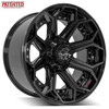 4PLAY Wheels Bronco/F-150/Ranger/Raptor 4P80R Brushed Black Wheel - 20x10 (2004-2023)